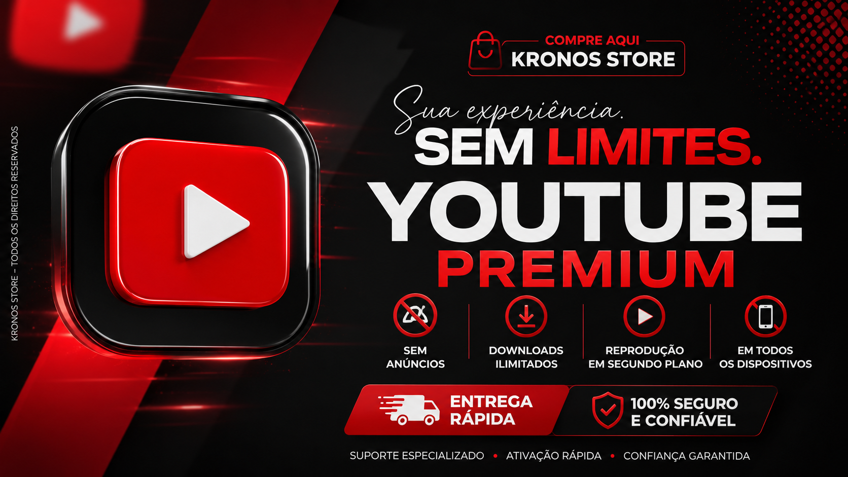 YouTube Premium - Conta Privada